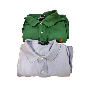 Polo Ralph Lauren Men's XL Long Sleeve Polo Shirt Bundle (2)